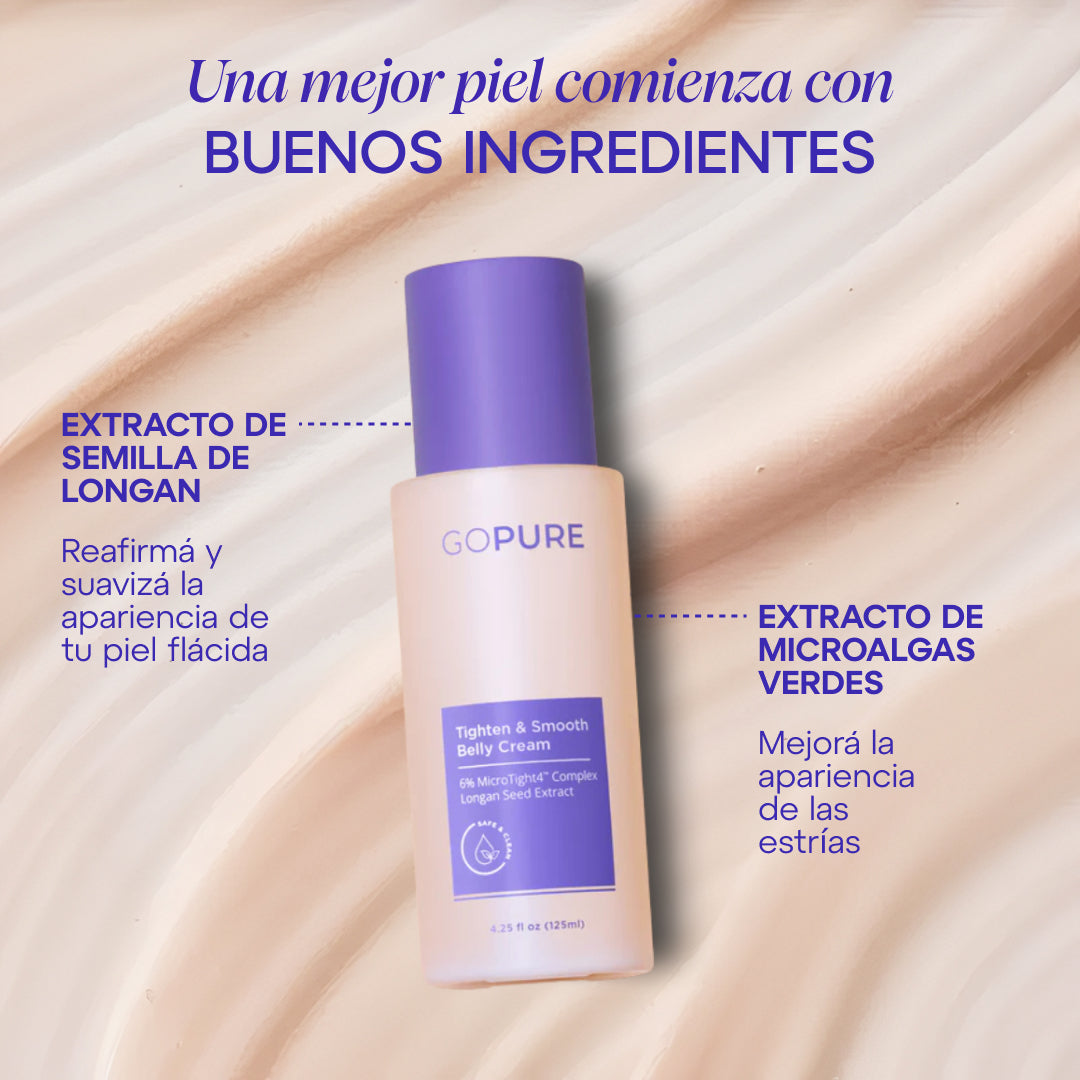GoPure™️ | Crema para reafirmar y suavizar la panza